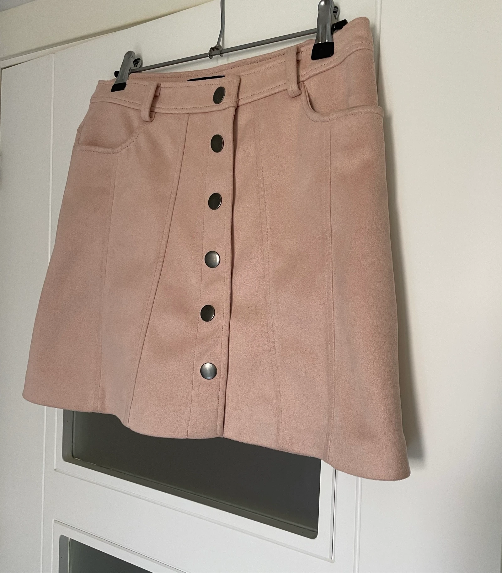 Saia com botões rosa Zara – photo 9
